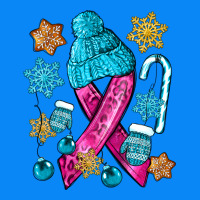 Winter Breast Cancer Ribbon Zipper Hoodie | Teevron