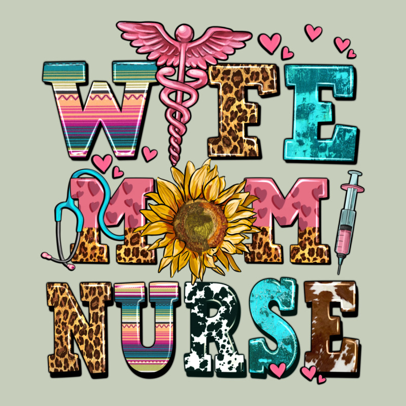 Wife Mom Nurse Ladies Tee by AdoDesignShop | Teevron