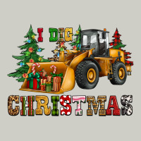I Dig Christmas Bulldozer Heavyweight Hoodie | Teevron