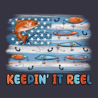 Fishing Lure Flag Keepin' It Reel Vintage Hoodie | Teevron