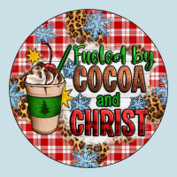 Christmas Fueled By Cocoa And Christ Ornament Ladies Tee | Teevron