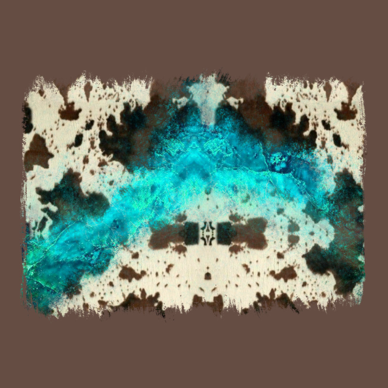 Turquoise, Cowhide Backgraund Long Sleeve Tee by JahusDesignShop | Teevron