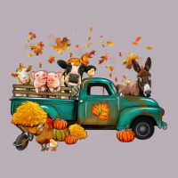 Fall Farm Animals Truck Nancy Vintage Tee | Teevron