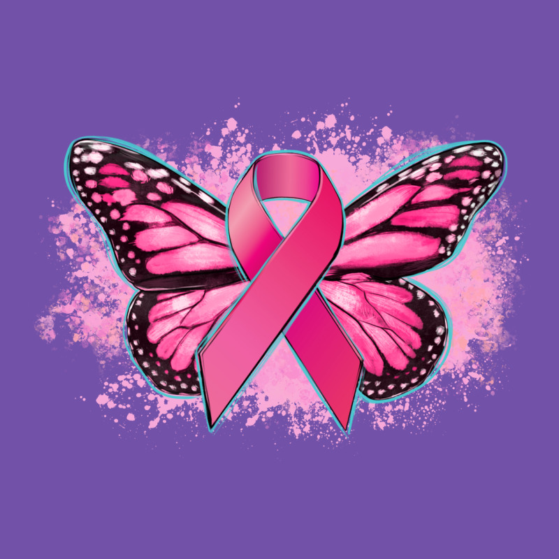 Cancer Ribbon Butterfly Cancer Awareness Premium Sweatshirt by HowdyJamesFarm | Teevron