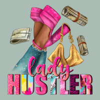 Lady Hustler Afro High Heels Classic Tee | Teevron
