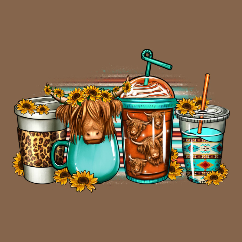 Longhaired Cow Coffee Cups Premium Tee by Jasminsmagicworld | Teevron