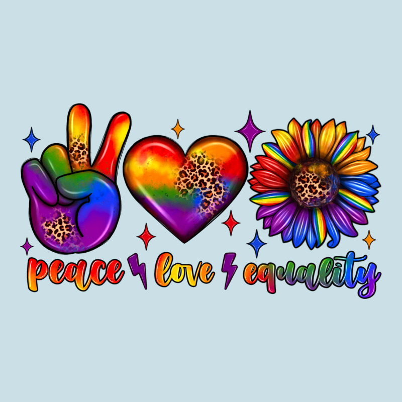 Peace Love Equality Ladies Tee by JahusDesignShop | Teevron