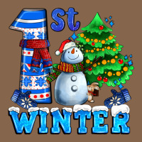 First Winter With Snowman Premium Tee | Teevron