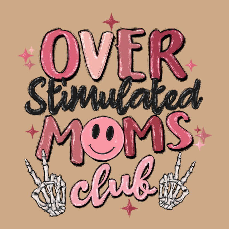 Over Stimulated Moms Club Vintage Hoodie by MaliasSmallBusiness | Teevron