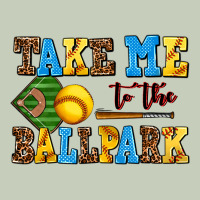 Take Me To The Ballpark Softball Ladies Tee | Teevron