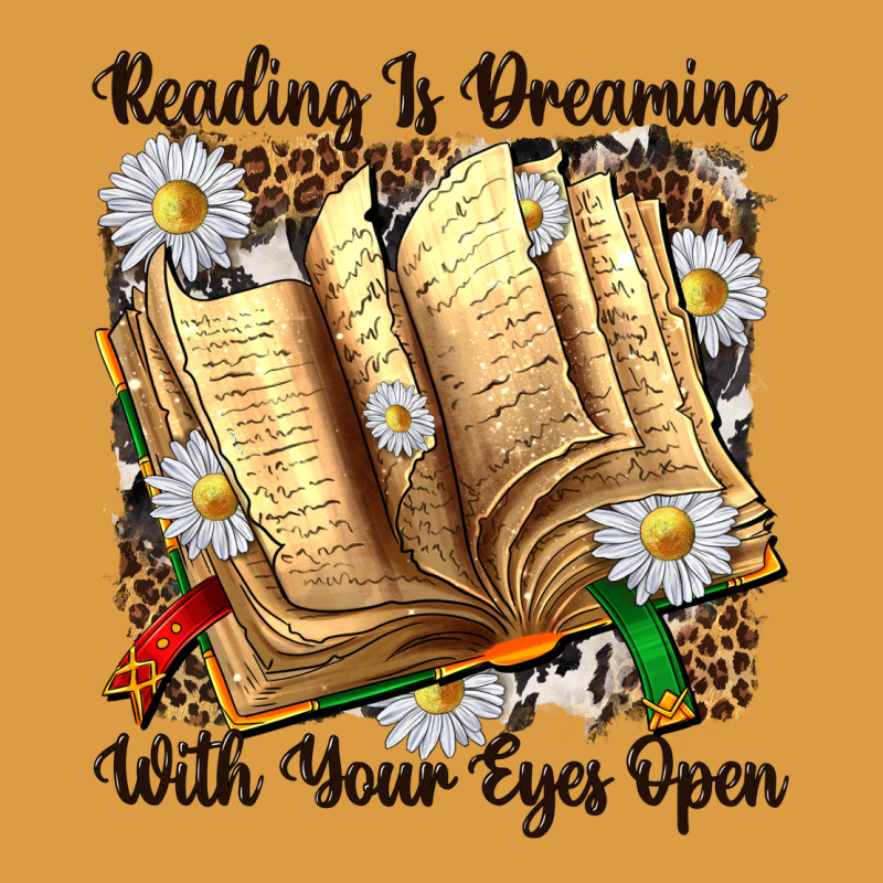 Reading Is Dreaming With Your Eyes Open Urban Heavy Tee by NancyCooperArtShop | Teevron