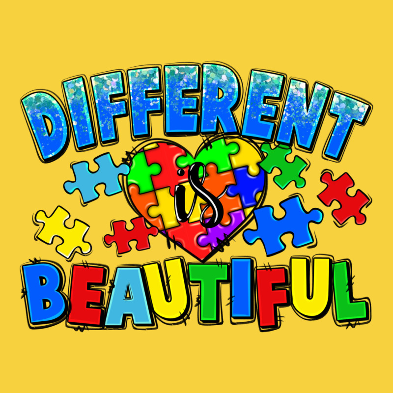 Different Is Beautiful Autism Premium Sweatshirt by CowGirlArtShop | Teevron