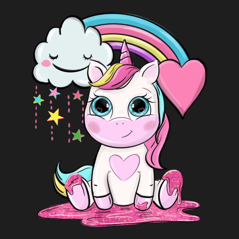 Cute Unicorn And Rainbow Classic Tee by NancyCooperArtShop | Teevron