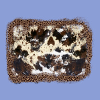 Cowhide Leopard Background Long Sleeve Tee | Teevron
