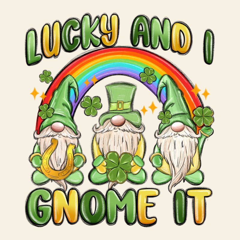 Lucky And I Gnome It Vintage Tee by MaliasSmallBusiness | Teevron