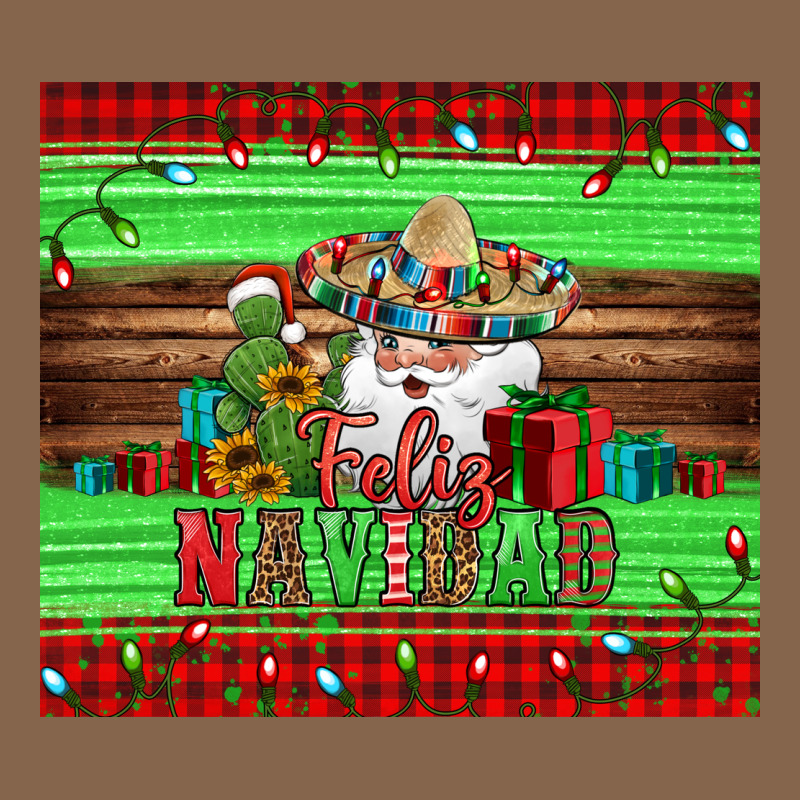 Feliz Navidad Spanish Christmas Santa Tumbler Premium Tee by Jasminsmagicworld | Teevron