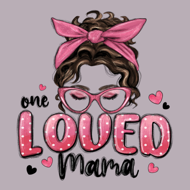 One Loved Mama Messy Bun Vintage Tee by MaliasSmallBusiness | Teevron