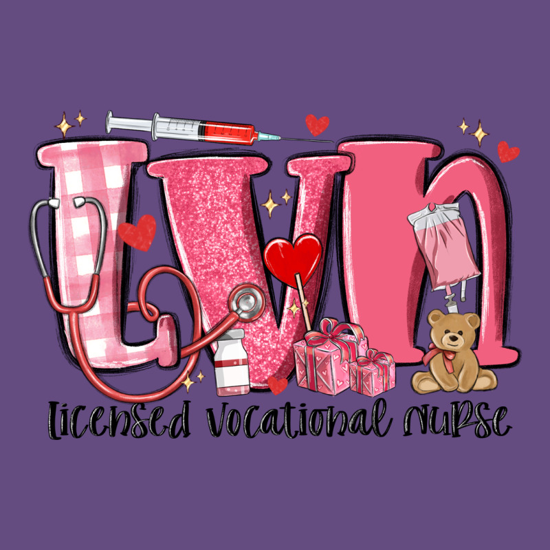 Lvn Licensed Vocational Nurse Valentine's Day Vintage Hoodie by MaliasSmallBusiness | Teevron