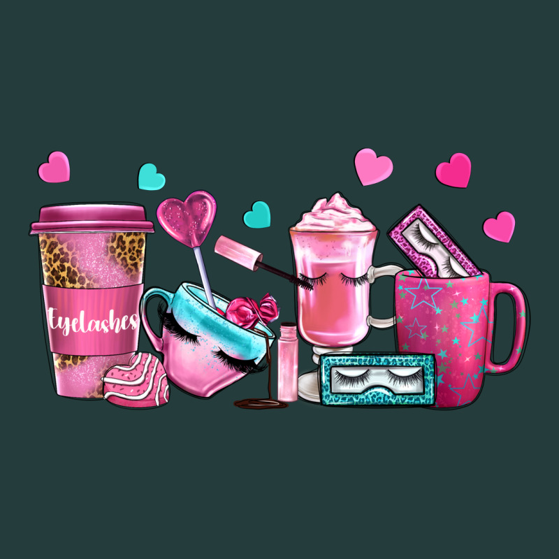 Lash Hustler With Eyelashes Coffee Cups Classic Tee by NancyCooperArtShop | Teevron