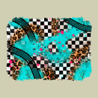 Race Day Turquoise Background Heavy Core Tee | Teevron