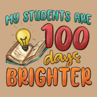 My Students 100 Days Brighter Vintage Hoodie | Teevron