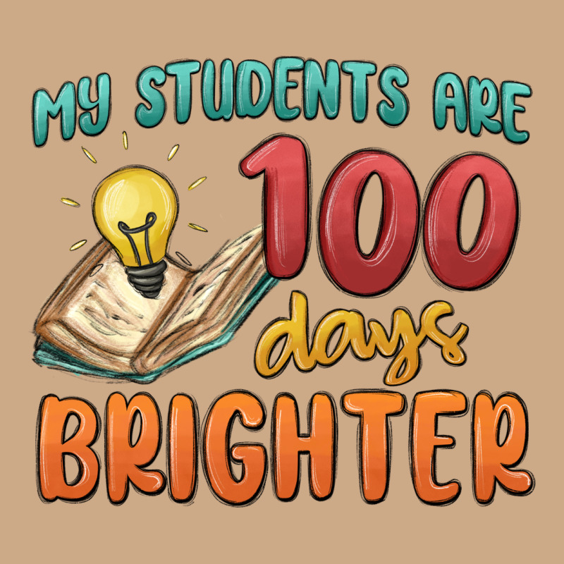 My Students 100 Days Brighter Vintage Hoodie by MaliasSmallBusiness | Teevron