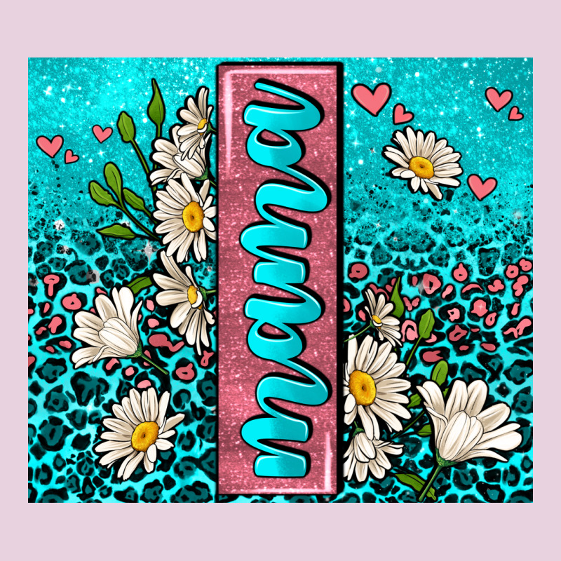 Turquoise Leopard Mama Ladies Tee by AdoDesignShop | Teevron