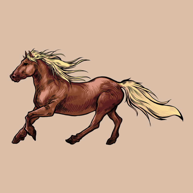 Running Horse Urban Heavy Tee by NancyCooperArtShop | Teevron