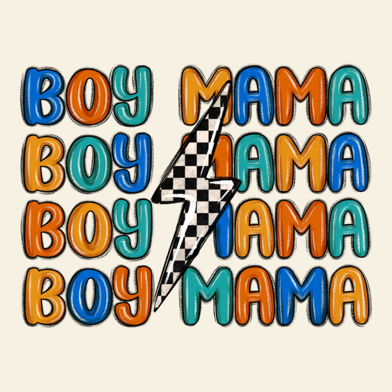 Boy Mama Lightning Bolt Vintage Tee by MaliasSmallBusiness | Teevron