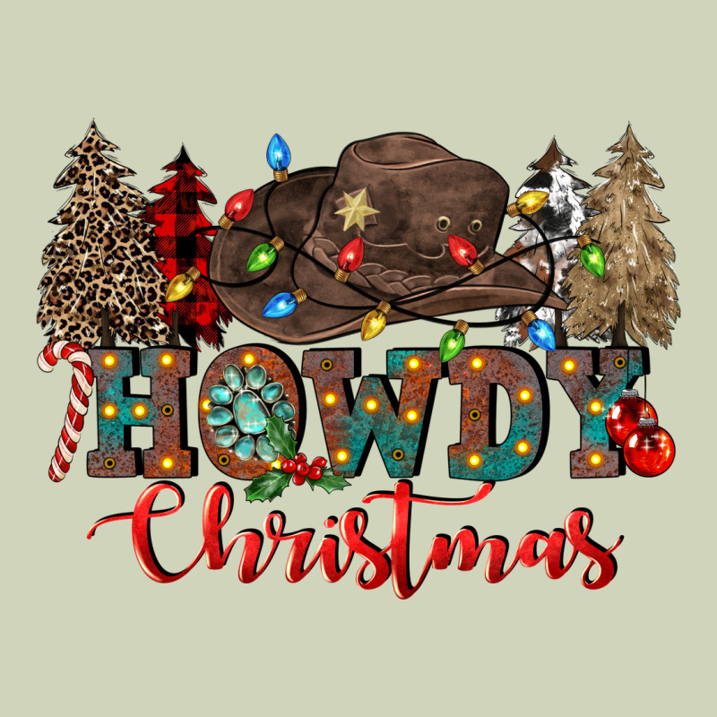 Howdy Christmas Heavyweight Hoodie by CowGirlArtShop | Teevron
