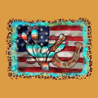 Flag Cactus Horseshoe Urban Heavy Tee | Teevron