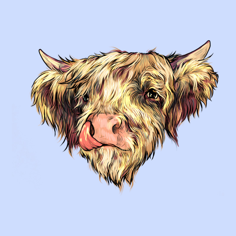 Scottish Cow Urban Heavy Tee by NancyCooperArtShop | Teevron