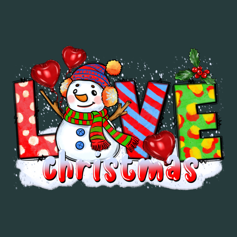 Love Christmas Snowman Premium Hoodie by CowGirlArtShop | Teevron