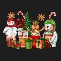 Christmas Polar Bear Reindeer And Snowman Coffee C Heavyweight Hoodie | Teevron