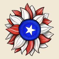 Sunflower Puerto Rico Flag Premium Tee | Teevron
