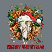Merry Christmas With Bull Skull Heavyweight Sweatshirt | Teevron