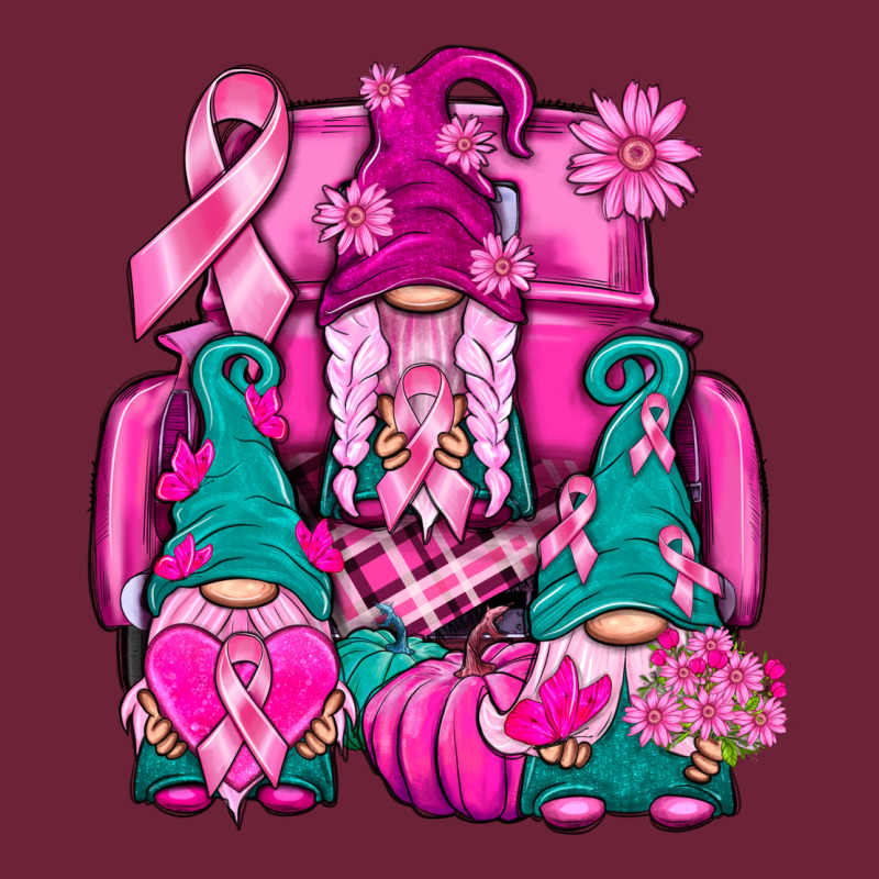 Breast Cancer Gnomies Truck Long Sleeve Tee by BundleAndBundleShop | Teevron