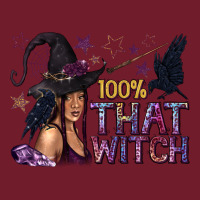 100% That Witch Black Afro Witch Zipper Hoodie | Teevron