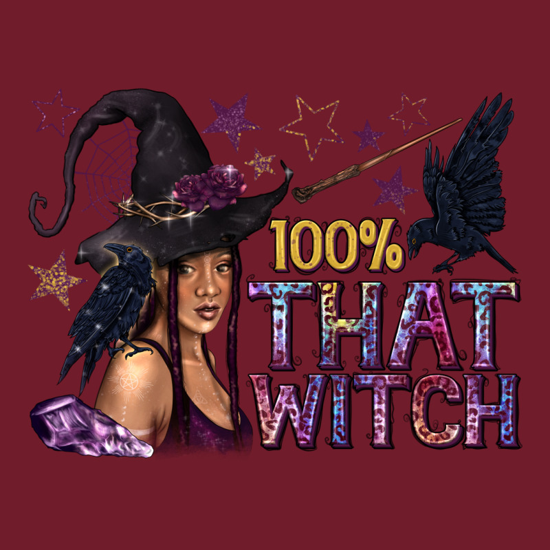 100% That Witch Black Afro Witch Zipper Hoodie by texasbilliewilder | Teevron