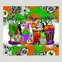 Halloween Coffee Cups Zipper Hoodie | Teevron