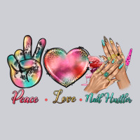 Peace Love Nail Hustler Heavyweight Sweatshirt | Teevron