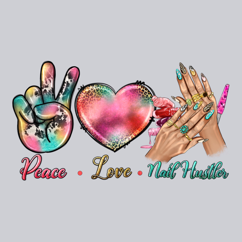 Peace Love Nail Hustler Heavyweight Sweatshirt by BundleAndBundleShop | Teevron