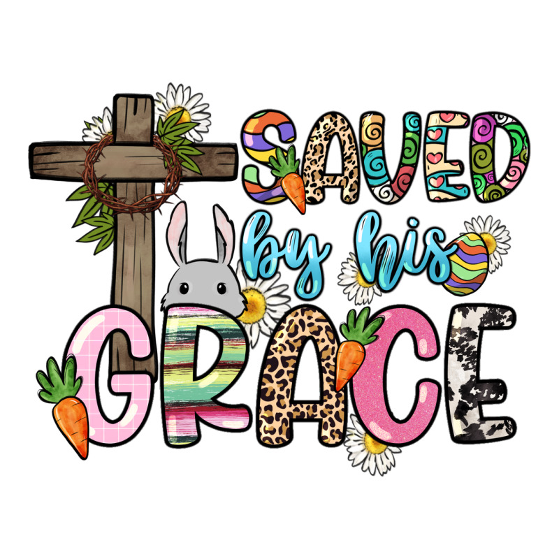 Saved By His Grace Easter Day Premium Sweatshirt by HowdyJamesFarm | Teevron