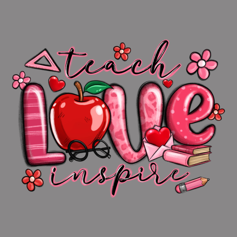 Teach Love Inspire Valentines Day Vintage Tee by MaliasSmallBusiness | Teevron