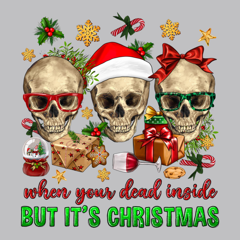 When Your Dead Inside But It's Christmas Long Sleeve Tee by BundleAndBundleShop | Teevron