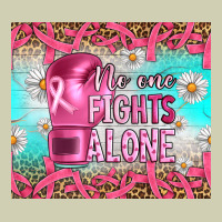 Breast Cancer  No One Fıghts Alone Tumbler Heavy Core Tee | Teevron