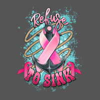 Refuse To Sink Cancer Anchor Zipper Hoodie | Teevron