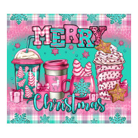 Merry Christmas Pink Coffee Premium Tee | Teevron
