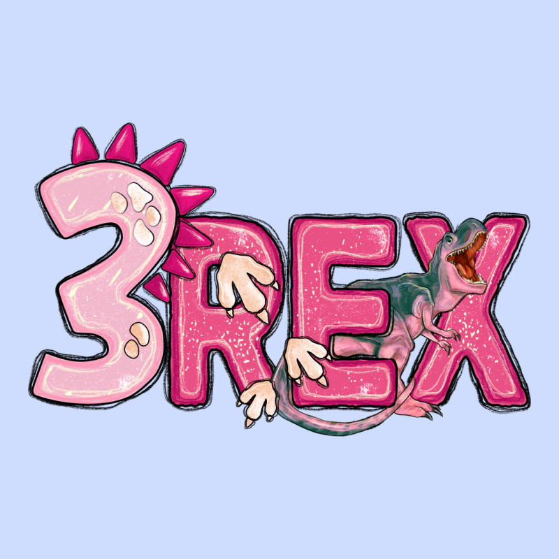 Pink Three Rex Urban Heavy Tee by MaliasSmallBusiness | Teevron