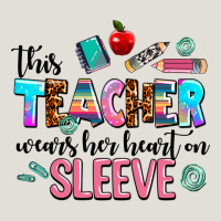 This Teacher Wears Her Heart On Sleeve Heavy Core Tee | Teevron